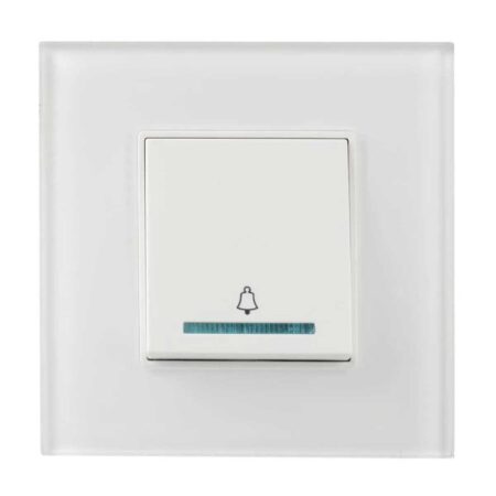 2 M Glass Cover Plate Arctic White